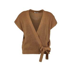 Cardigan petrecut cu maneci scurte imagine