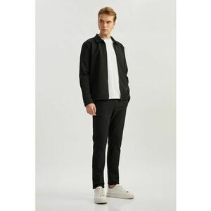 Pantaloni uni cu snur in talie imagine