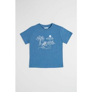 Tricou cu imprimeu tropical imagine