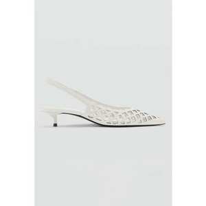 Pantofi slingback din piele ecologica imagine
