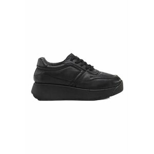 Pantofi sport wedge de piele imagine
