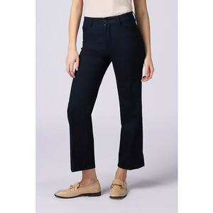 Blugi kick flared cu aspect stralucitor imagine