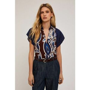 Bluza cu imprimeu paisley imagine