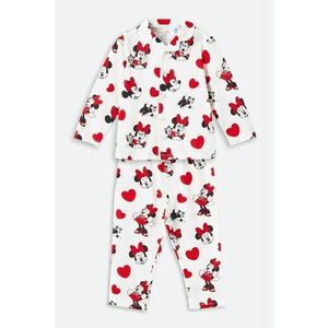 Pijama lunga din bumbac cu model cu Minnie Mouse imagine