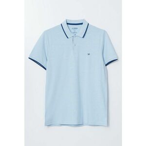 Tricou polo cu fenta cu nasturi imagine