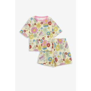 Pijama scurta din bumbac cu model imagine