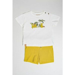 Set de tricou cu imprimeu si pantaloni scurti - 2 Piese imagine