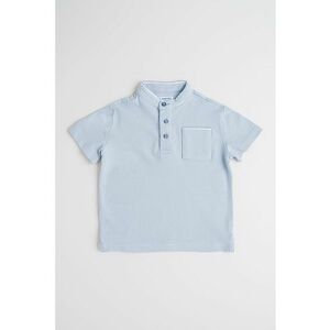Tricou cu buzunar pe piept Henley imagine