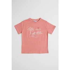 Tricou cu imprimeu tropical imagine
