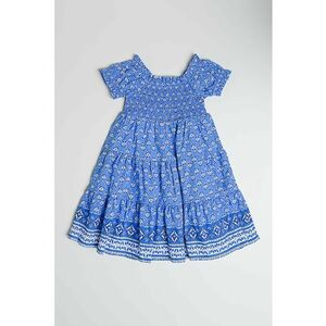 Rochie de bumbac cu insertie elastica imagine