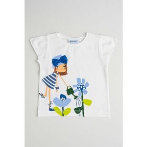 Tricou de bumbac cu imprimeu grafic imagine