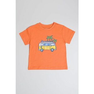 Tricou de bumbac cu imprimeu grafic imagine
