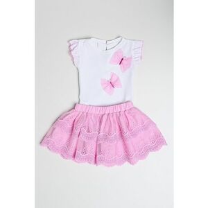 Set de tricou si fusta din amestec de bumbac - 2 Piese imagine