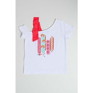 Tricou din bumbac cu imprimeu grafic imagine