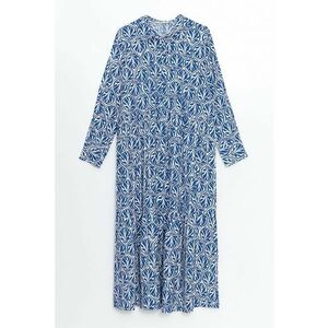 Rochie-camasa midi evazata cu imprimeu imagine
