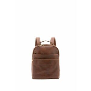 Rucsac de piele cu compartimente multiple imagine