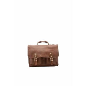 Geanta messenger unisex de piele imagine