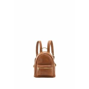 Rucsac de piele cu buzunar frontal imagine
