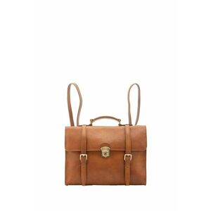 Rucsac de piele cu buzunar cu fermoar pe spate 211467 imagine
