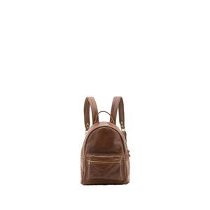 Rucsac de piele cu buzunar frontal imagine