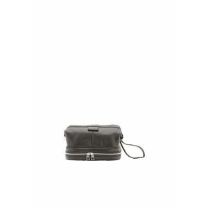 Geanta unisex de piele cu maner si aspect texturat imagine