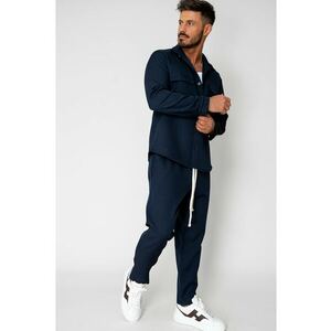 Set Camasa cu buzunare si Pantalon lung Navy 15372 imagine