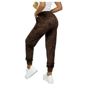 Pantaloni de trening din catifea femei JS/92K527 imagine