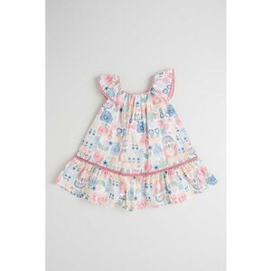 Rochie evazata cu model floral imagine