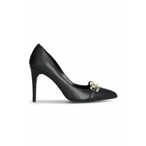 Pantofi de piele cu detaliu din lant imagine