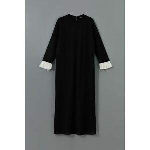 Rochie din amestec de bumbac cu croiala dreapta imagine