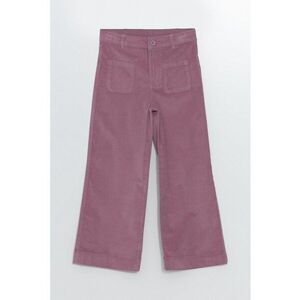 Pantaloni din amestec de bumbac cu talie medie imagine