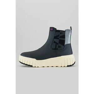 Ghete Chelsea wedge de piele Olivya imagine