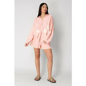 Set Camasa si pantalon scurt Peach 15520 imagine