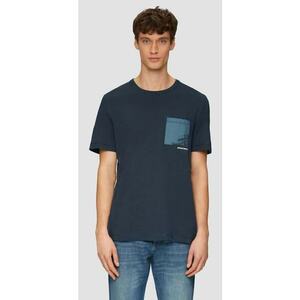 Tricou barbati din bumbac - cu un buzunar - decolteu la baza gatului si croiala Regular fit - imagine