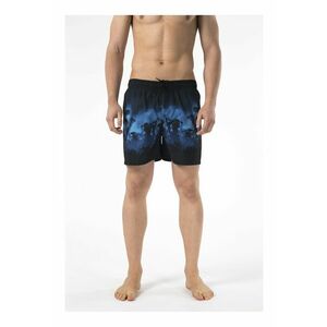 Pantaloni scurti de baie cu model si snur imagine
