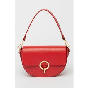Geanta crossbody din piele cu clapa imagine