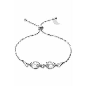 Bratara Argint 925 placat cu rodiu cu cristale Swarovski® Fancy Pear imagine