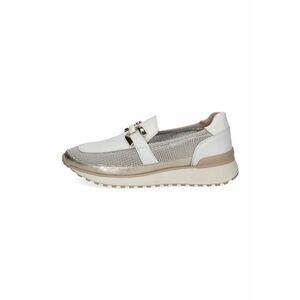 Pantofi loafer de piele cu segmente textile imagine