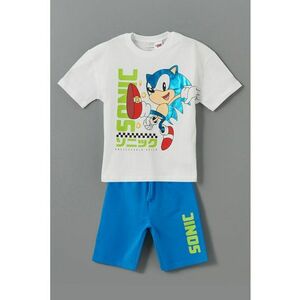 Set de tricou de bumbac si pantaloni scurti - 2 piese imagine