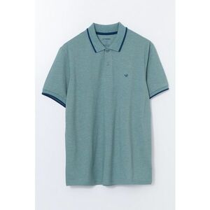 Tricou polo cu fenta cu nasturi imagine