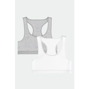 Set de bustiere cu model uni - 2 piese imagine