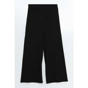Pantaloni cu croiala ampla si model uni\ imagine