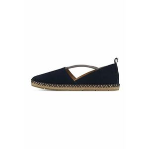 Espadrile de piele cu varf rotund imagine