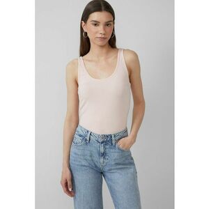 Top slim fit din amestec de bumbac imagine