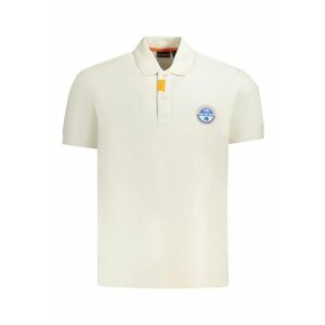 Tricou polo barbati - cu imprimeu cu logo - Regular fit - Bleumarin imagine