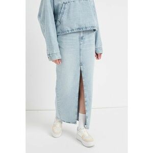 Fusta maxi din denim imagine
