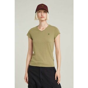 Tricou de bumbac organic cu decolteu in V Eyben imagine