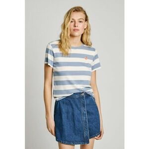 Tricou in dungi cu decolteu rotund imagine