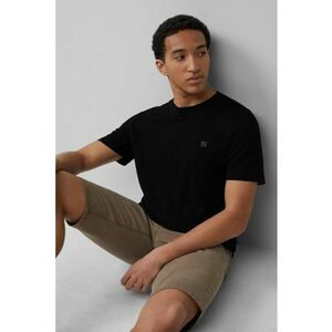 Tricou de bumbac cu decolteu la baza gatului imagine