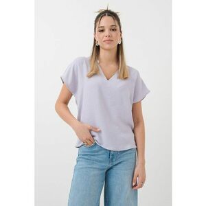 Tricou lejer cu decolteu in V imagine